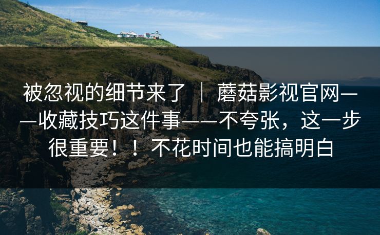 被忽视的细节来了 ｜ 蘑菇影视官网——收藏技巧这件事——不夸张，这一步很重要！！不花时间也能搞明白  第1张